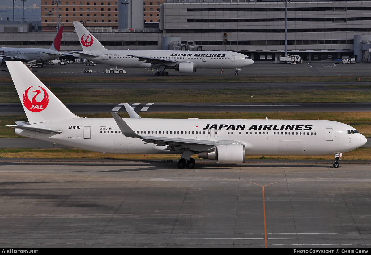 Aircraft Photo of JA618J | Boeing 767-346/ER | Japan Airlines - JAL | AirHistory.net #202569