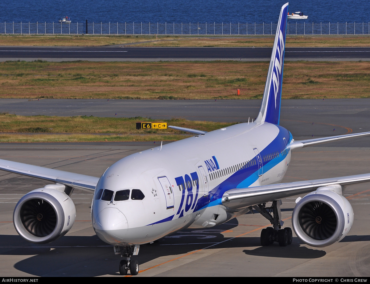 Aircraft Photo of JA817A | Boeing 787-8 Dreamliner | All Nippon Airways - ANA | AirHistory.net #202657
