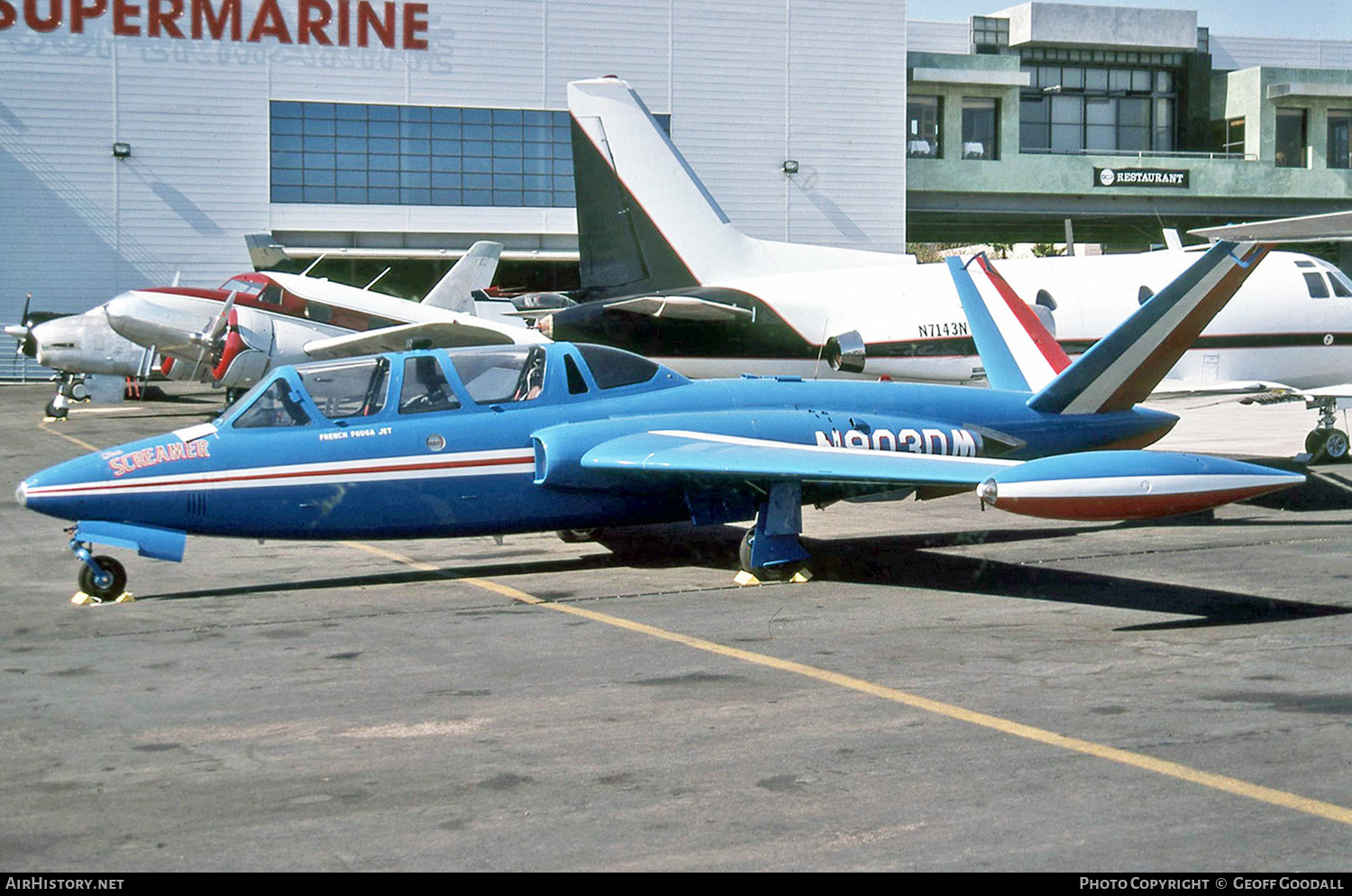 Aircraft Photo of N903DM | Fouga CM-170R Magister | AirHistory.net #202664