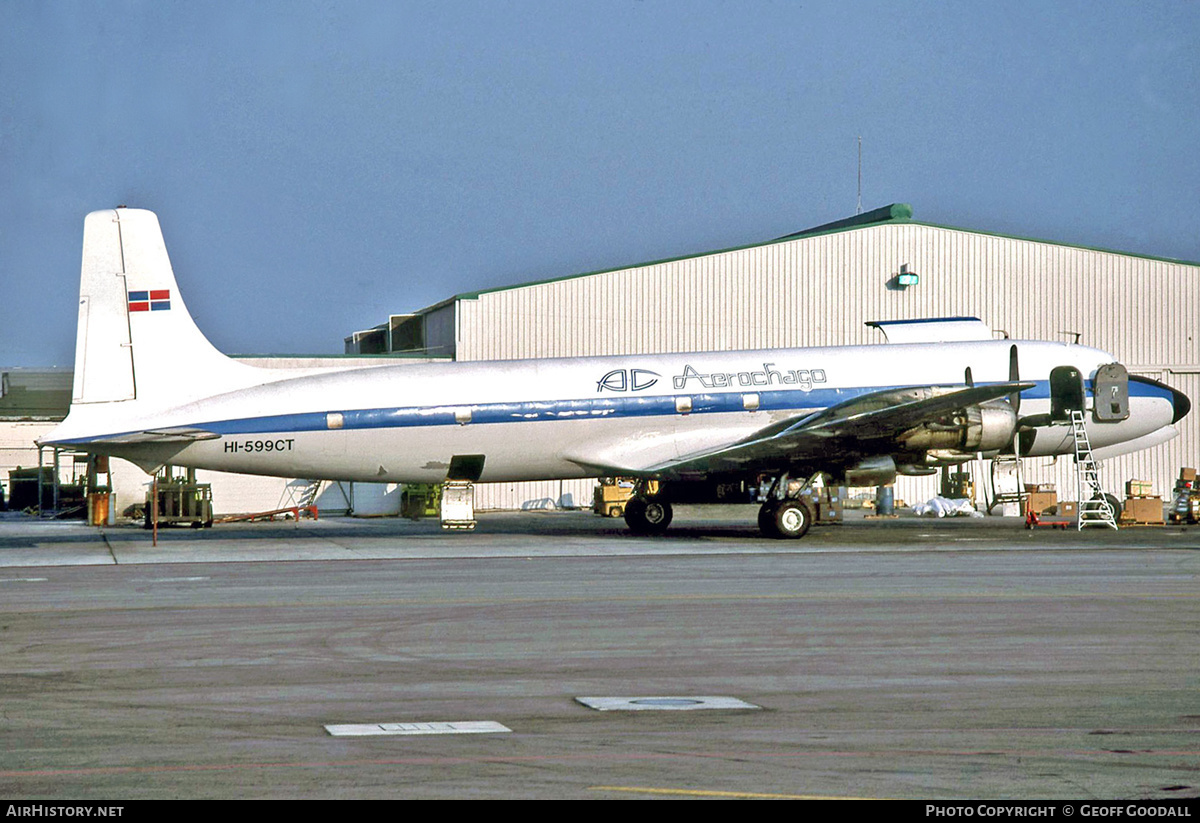 Aircraft Photo of HI-599CT | Douglas DC-7C(F) | Aerochago | AirHistory.net #202671