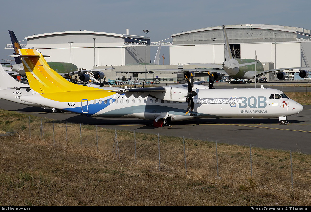 Aircraft Photo of F-WWEQ | ATR ATR-72-500 (ATR-72-212A) | BQB Líneas Aéreas | AirHistory.net #202716