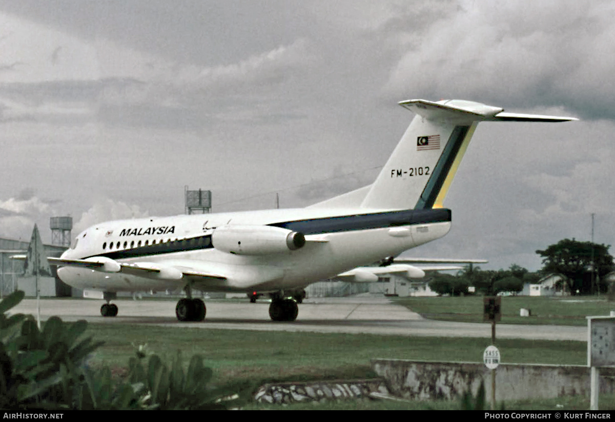 Aircraft Photo of FM-2102 | Fokker F28-1000 Fellowship | Malaysia - Air Force | AirHistory.net #202721