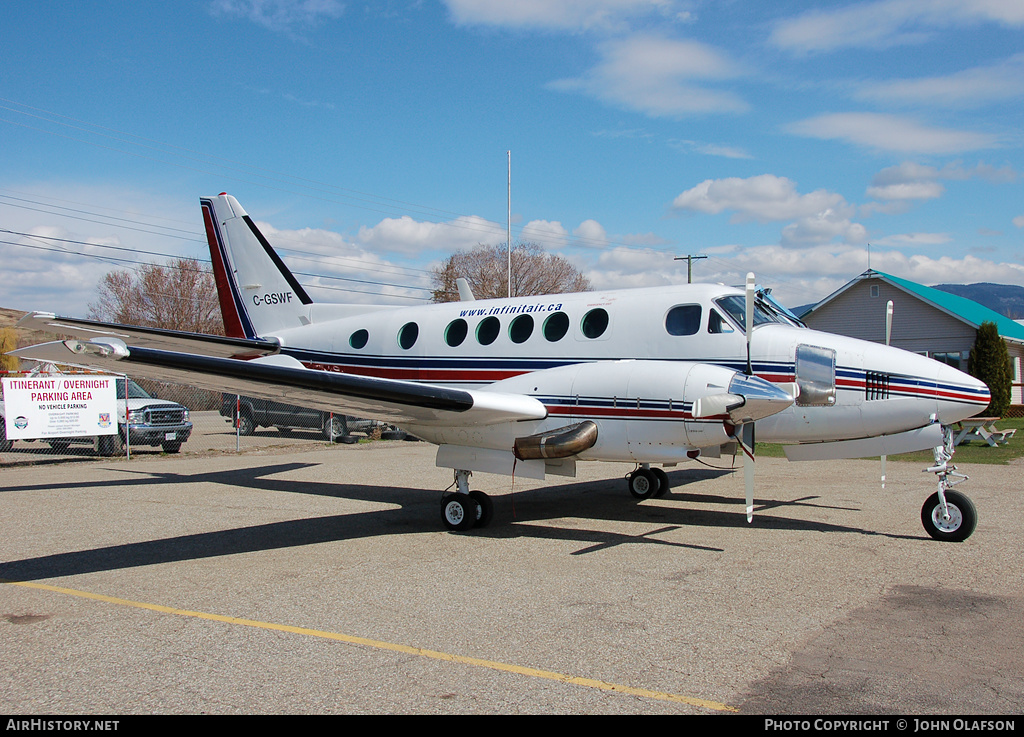 Aircraft Photo of C-GSWF | Beech B100 King Air | Infinitair | AirHistory.net #202724