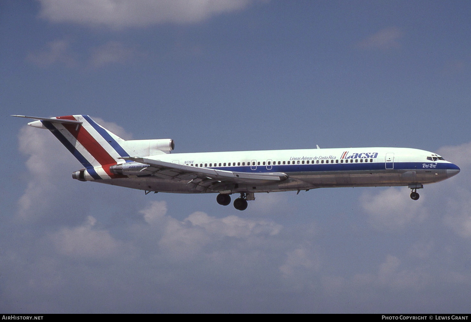 Aircraft Photo of N1280E | Boeing 727-2Q6/Adv | LACSA - Líneas Aéreas de Costa Rica | AirHistory.net #202734