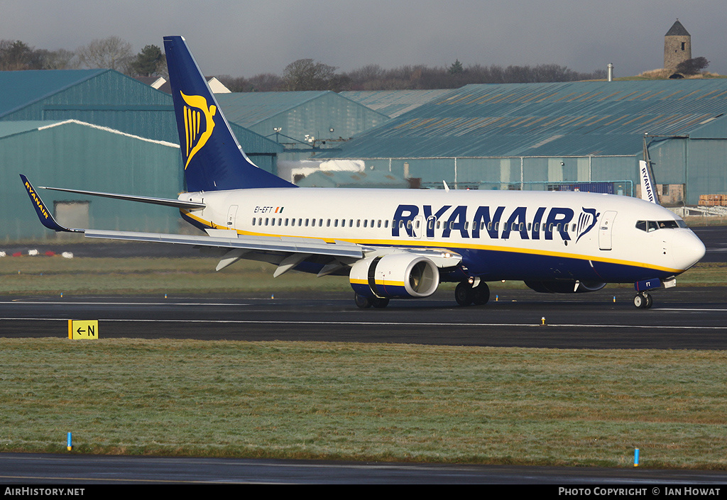 Aircraft Photo of EI-EFT | Boeing 737-8AS | Ryanair | AirHistory.net #202748