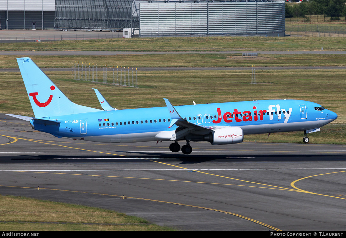 Aircraft Photo of OO-JAD | Boeing 737-8K5 | Jetairfly | AirHistory.net #202753