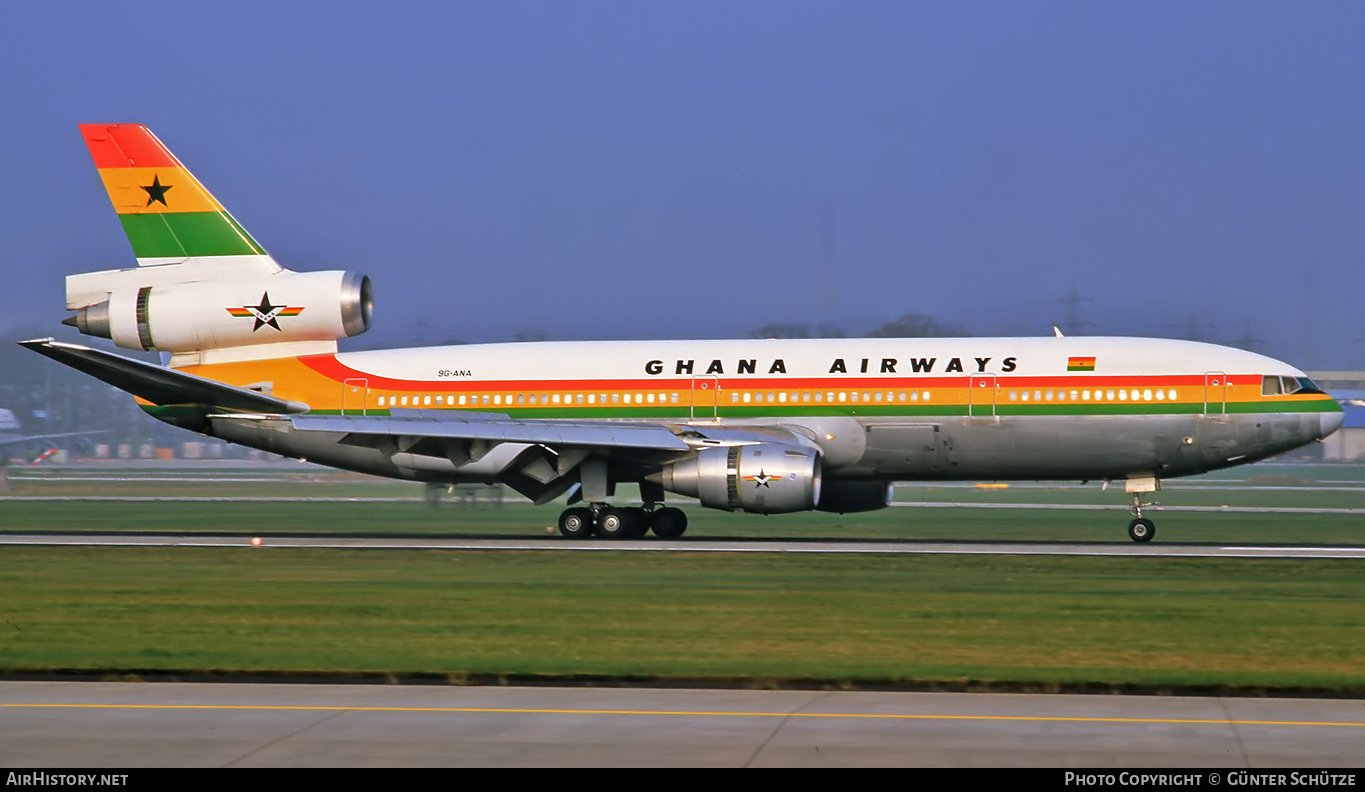 Aircraft Photo of 9G-ANA | McDonnell Douglas DC-10-30 | Ghana Airways | AirHistory.net #202782