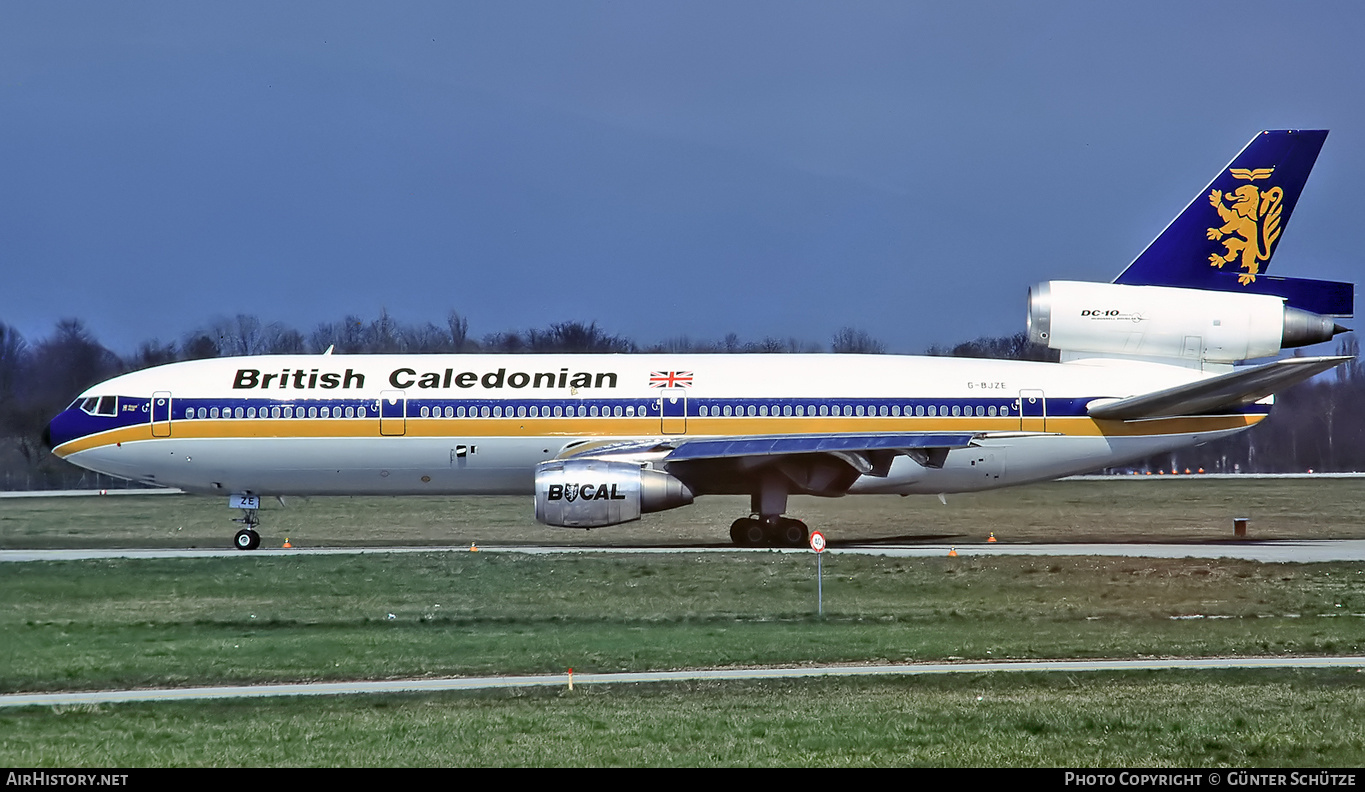 Aircraft Photo of G-BJZE | McDonnell Douglas DC-10-10 | British Caledonian Airways | AirHistory.net #202811