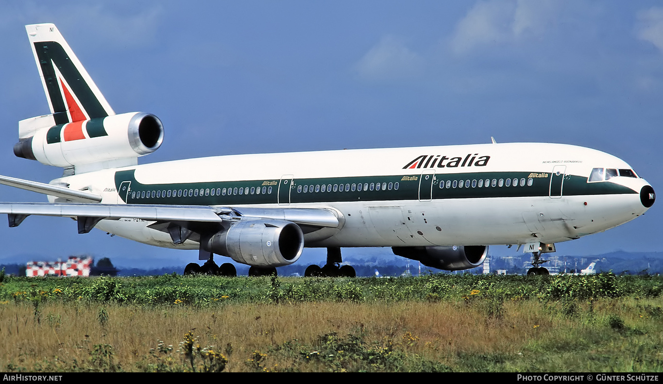 Aircraft Photo of I-DYNI | McDonnell Douglas DC-10-30 | Alitalia | AirHistory.net #202818