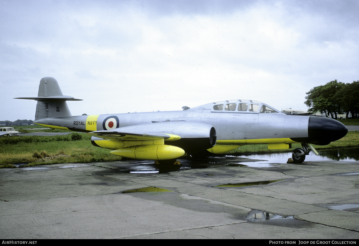 Aircraft Photo of WD785 | Gloster Meteor TT20 | UK - Navy | AirHistory.net #202819