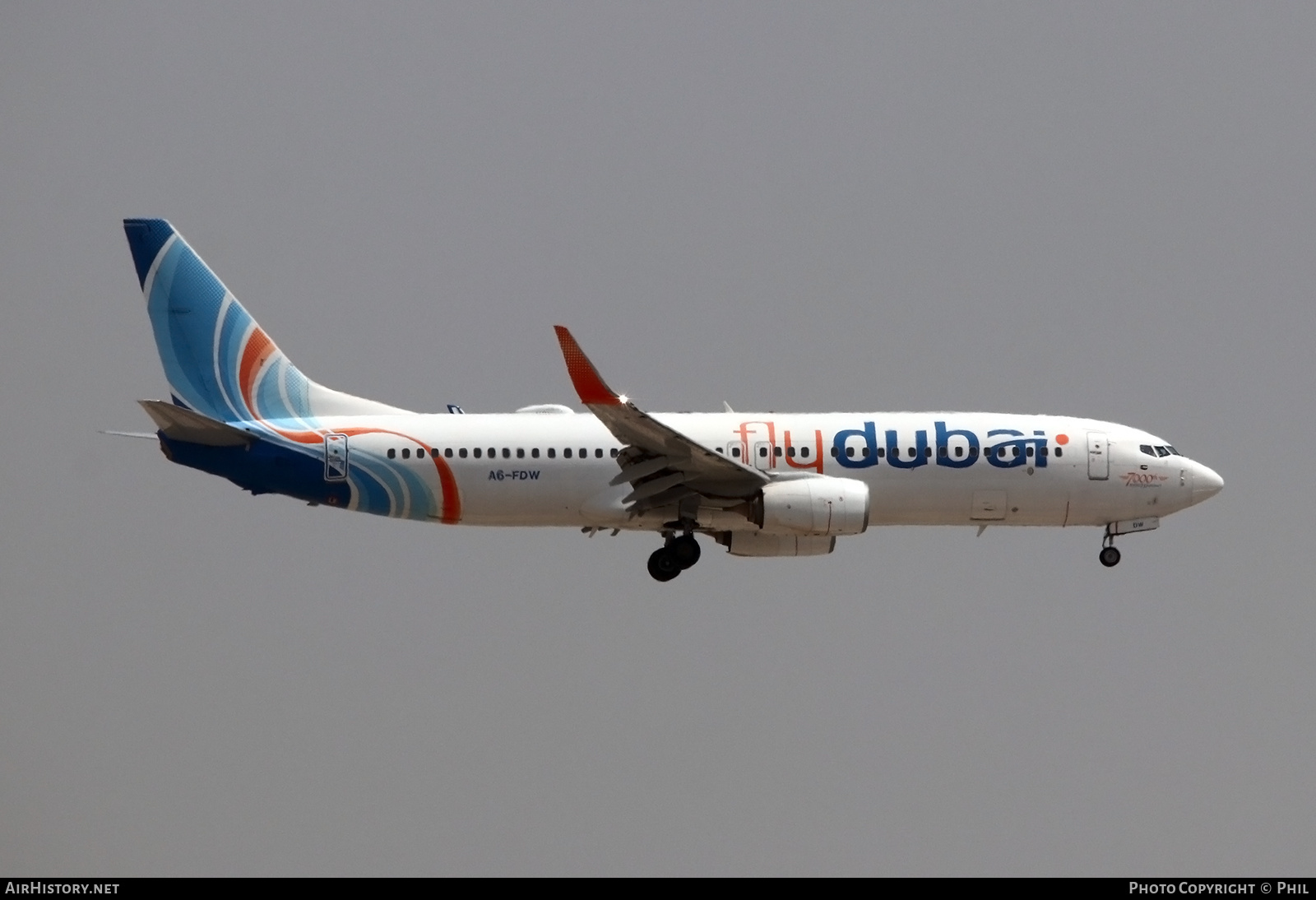 Aircraft Photo of A6-FDW | Boeing 737-8KN | Flydubai | AirHistory.net #202822