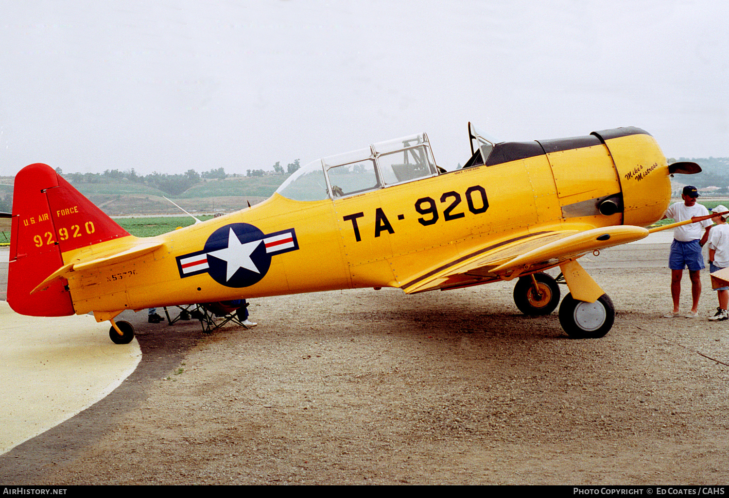 Aircraft Photo of N55720 / 92920 | North American T-6G Texan | USA - Air Force | AirHistory.net #202844