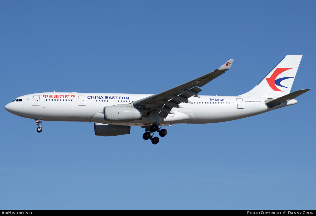 Aircraft Photo of B-5968 | Airbus A330-243 | China Eastern Airlines | AirHistory.net #202853