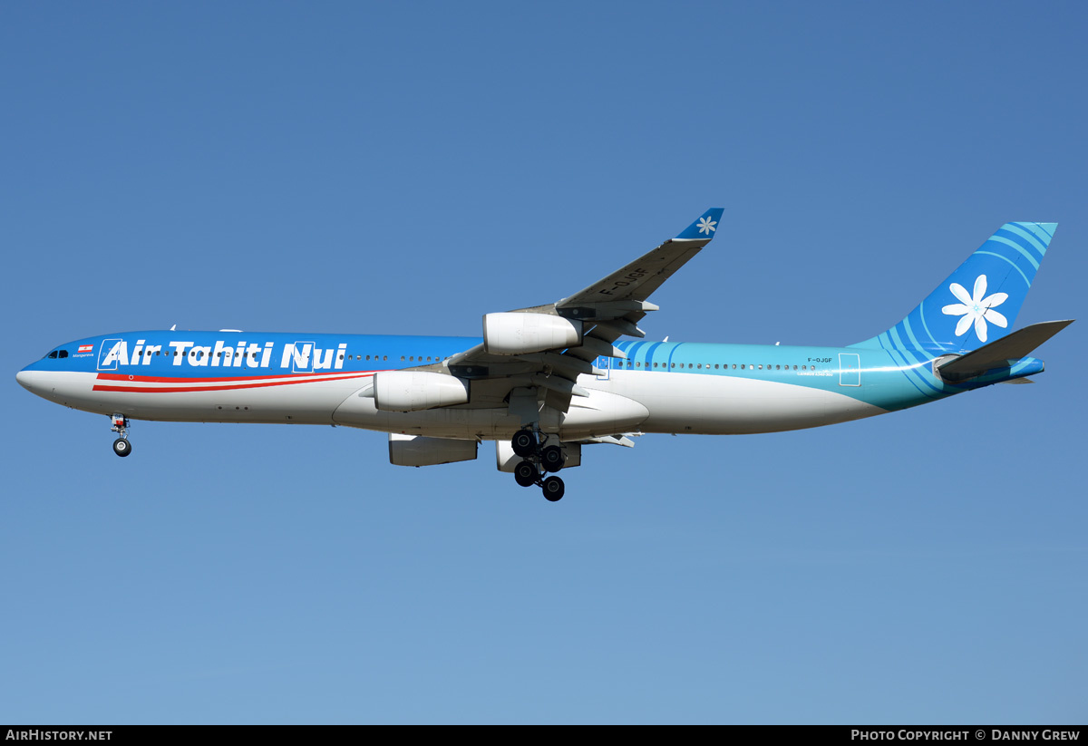 Aircraft Photo of F-OJGF | Airbus A340-313 | Air Tahiti Nui | AirHistory.net #202856