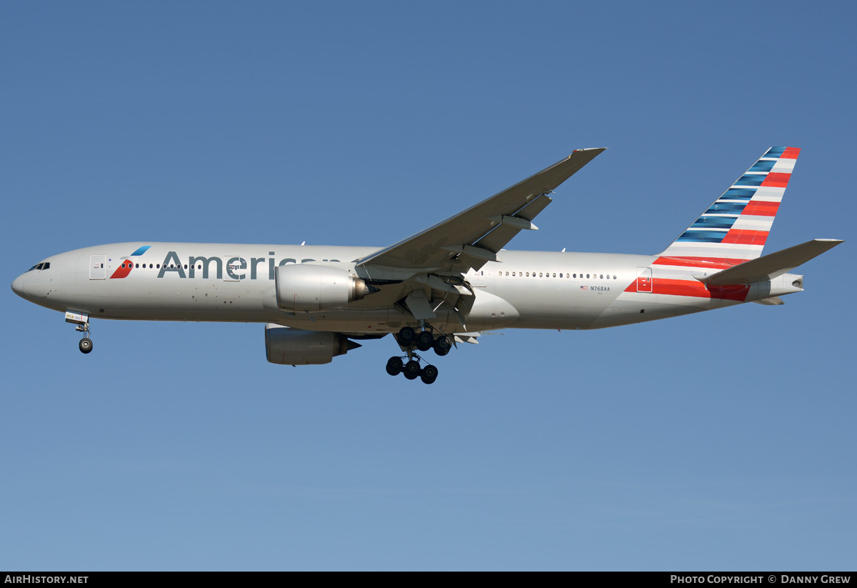 Aircraft Photo of N768AA | Boeing 777-223/ER | American Airlines | AirHistory.net #202859