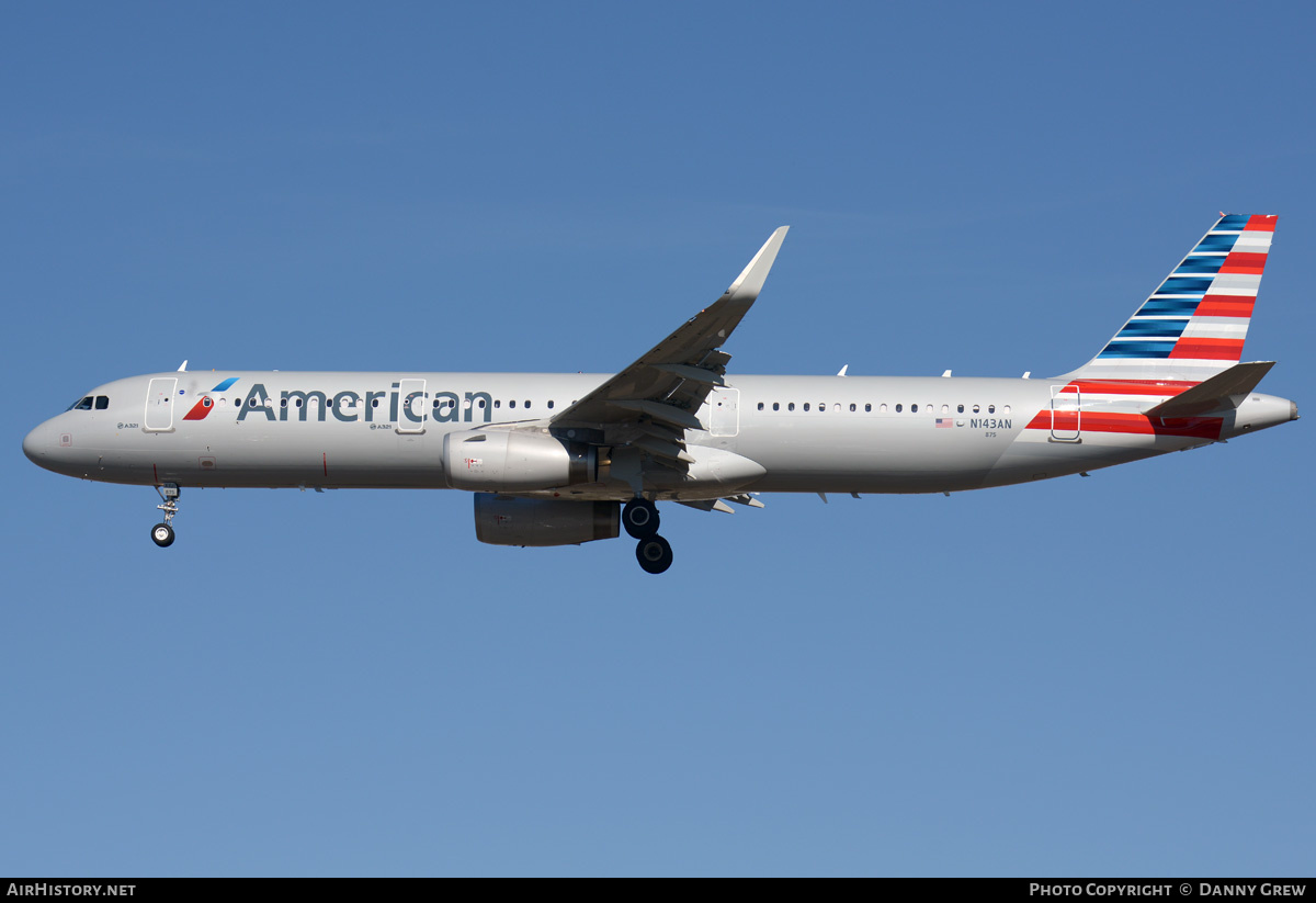 Aircraft Photo of N143AN | Airbus A321-231 | American Airlines | AirHistory.net #202873