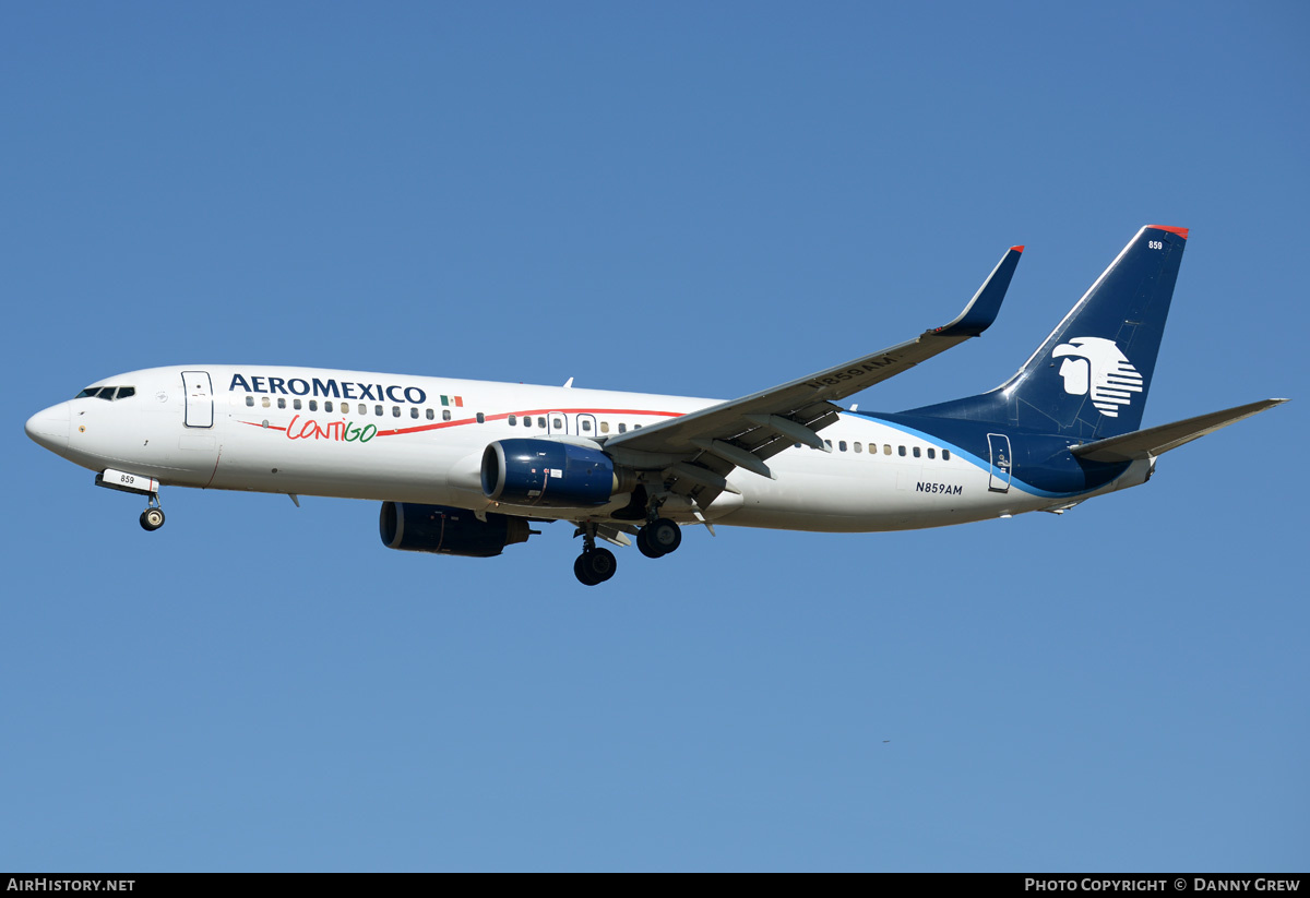 Aircraft Photo of N859AM | Boeing 737-8Q8 | AeroMéxico | AirHistory.net #202875