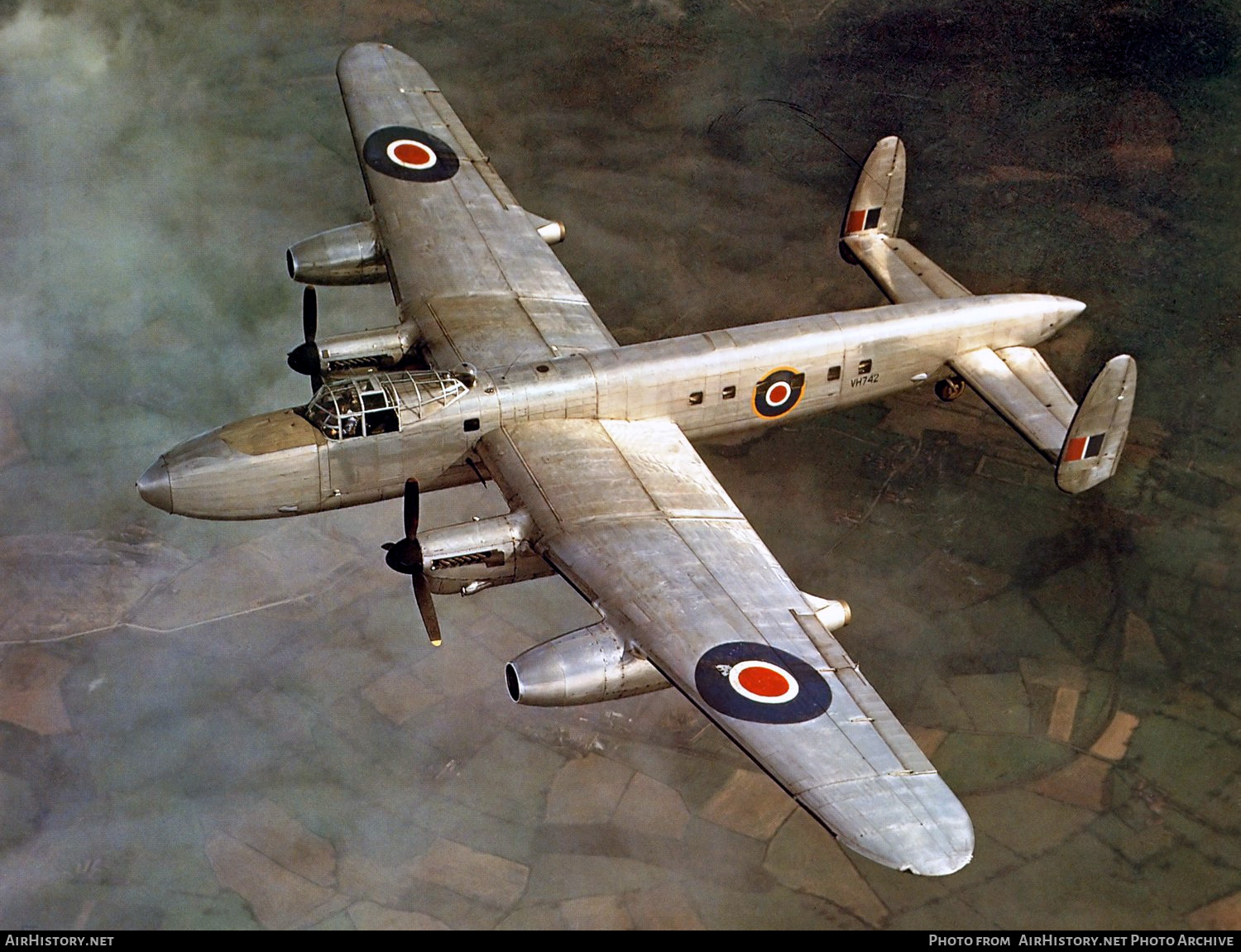 Aircraft Photo of VH742 | Avro 691 Lancastrian C1 | UK - Air Force | AirHistory.net #202882