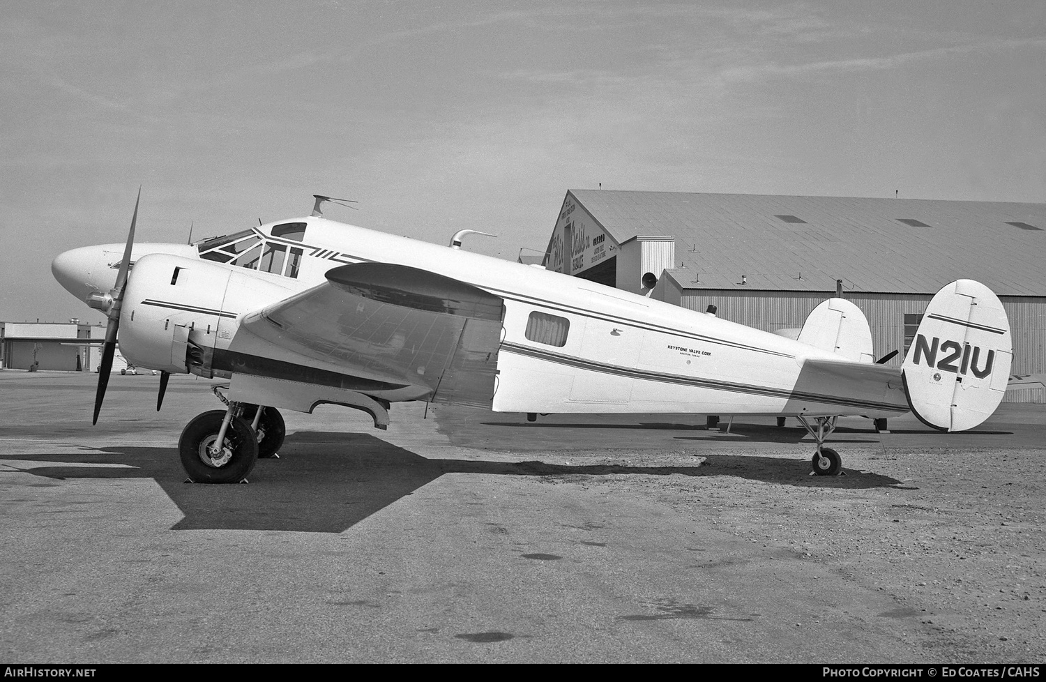Aircraft Photo of N21U | Beech E18S | Keystone Valve | AirHistory.net #202883