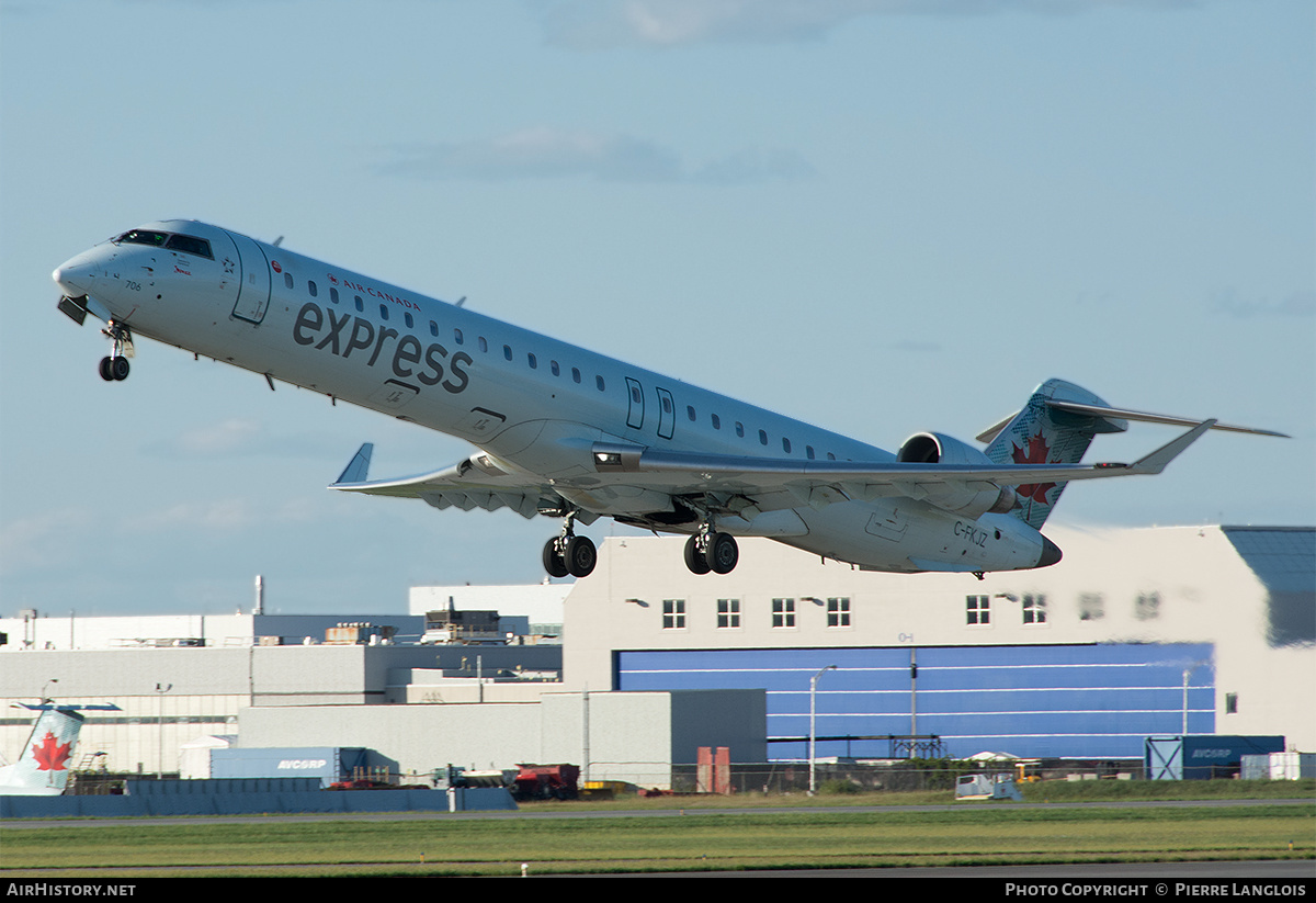 Aircraft Photo of C-FKJZ | Bombardier CRJ-900 (CL-600-2D24) | Air Canada Express | AirHistory.net #202888