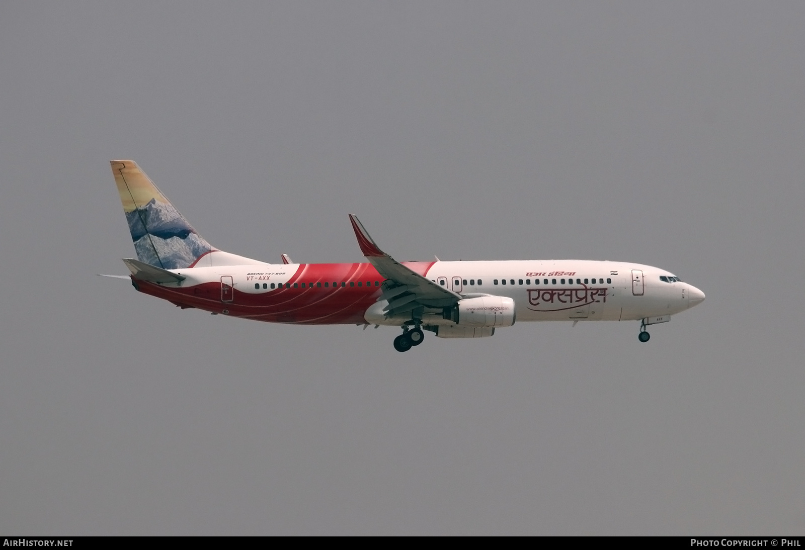 Aircraft Photo of VT-AXX | Boeing 737-8HG | Air India Express | AirHistory.net #202908