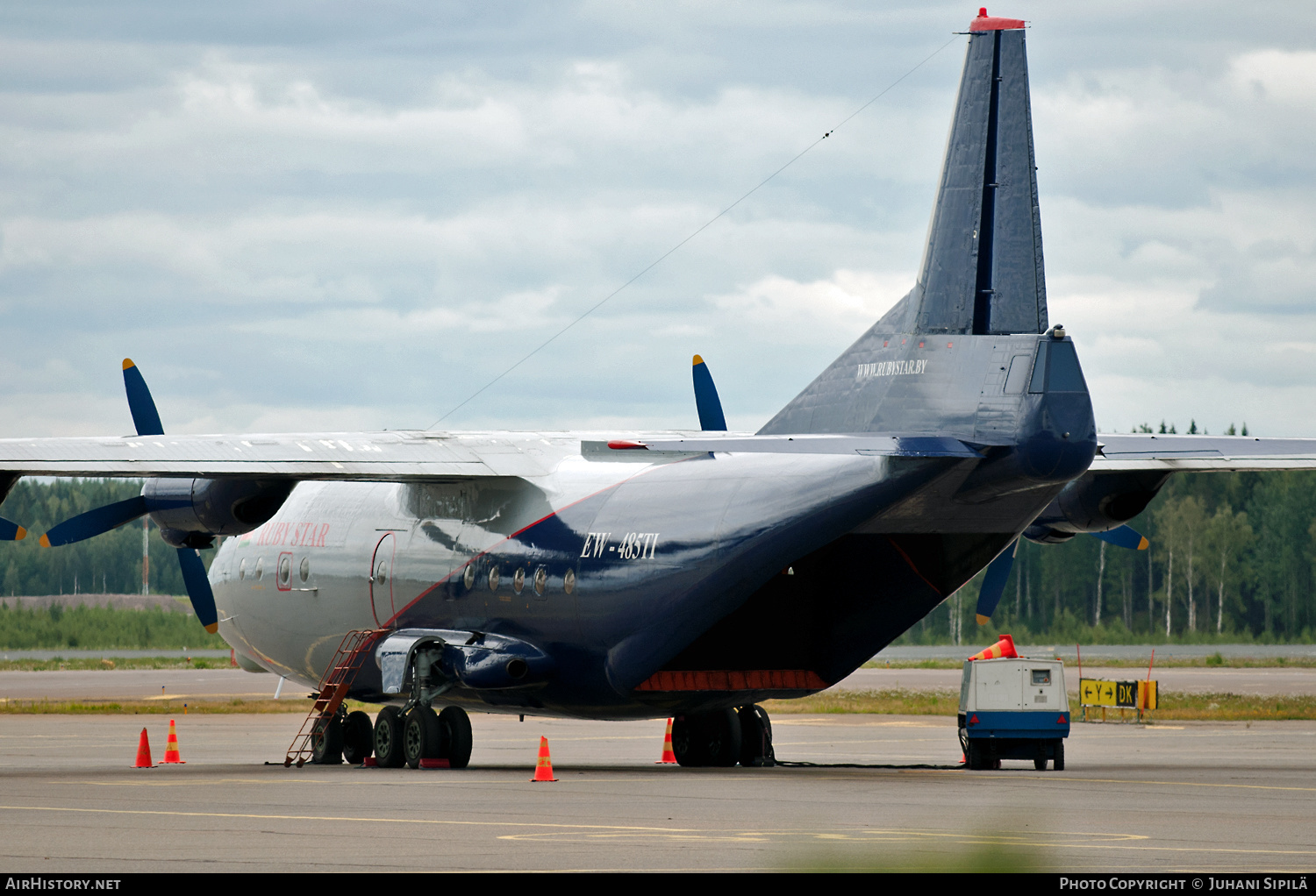 Aircraft Photo of EW-485TI | Antonov An-12B | Ruby Star Airways | AirHistory.net #202909