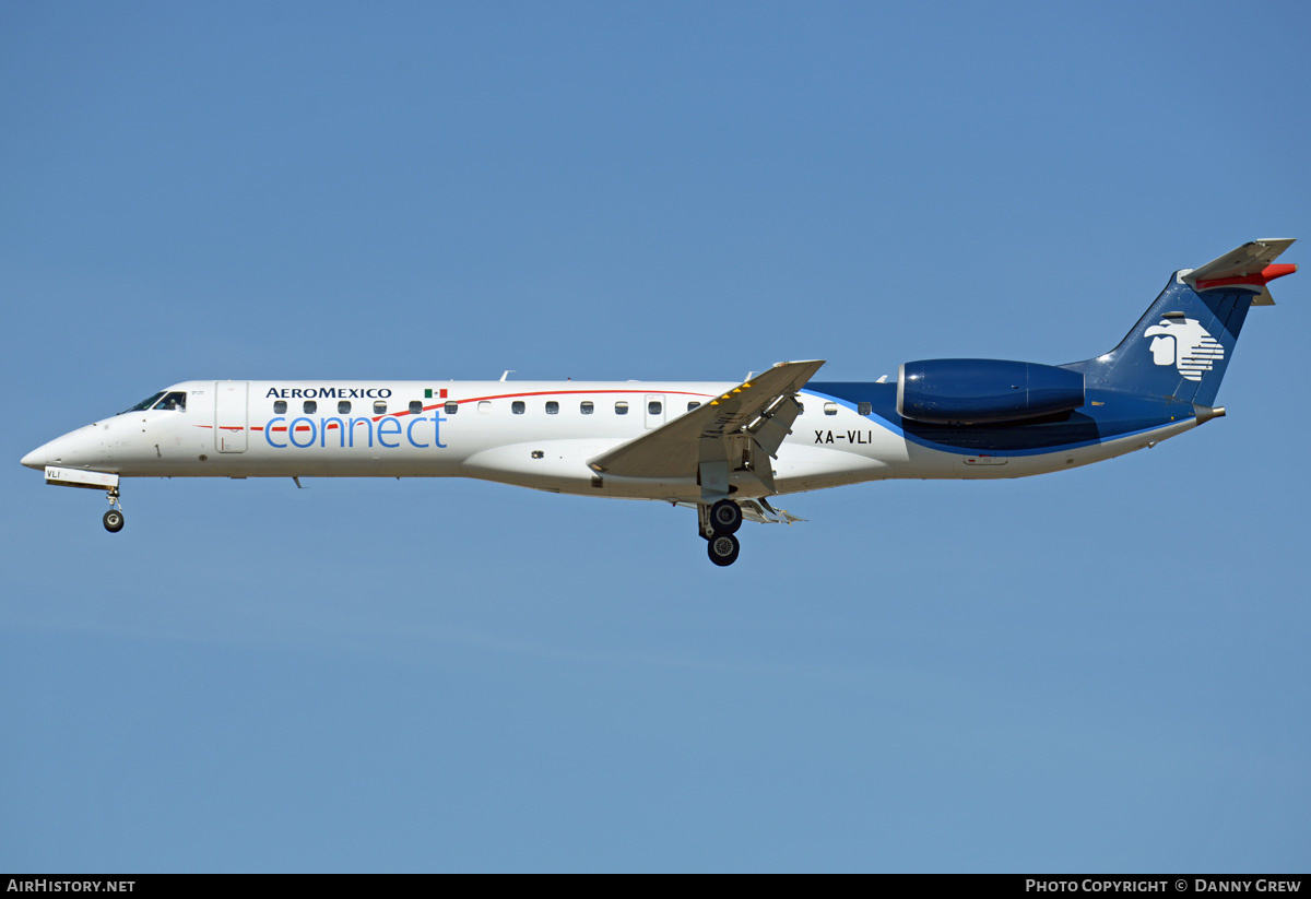 Aircraft Photo of XA-VLI | Embraer ERJ-145LU (EMB-145LU) | AeroMéxico Connect | AirHistory.net #202943