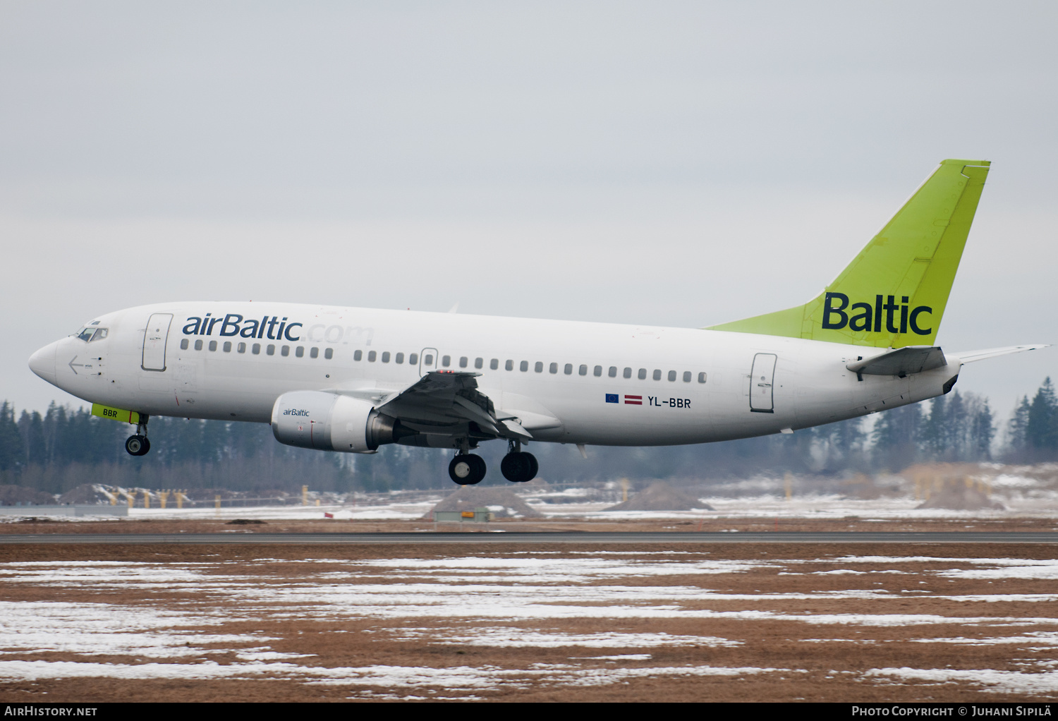 Aircraft Photo of YL-BBR | Boeing 737-31S | AirBaltic | AirHistory.net #202960