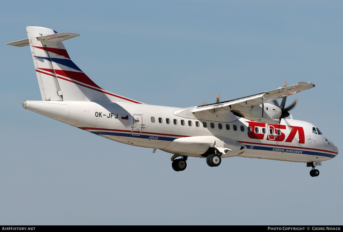 Aircraft Photo of OK-JFJ | ATR ATR-42-500 | ČSA - Czech Airlines | AirHistory.net #202976