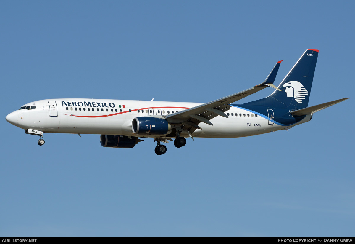 Aircraft Photo of XA-AMA | Boeing 737-852 | AeroMéxico | AirHistory.net #202985