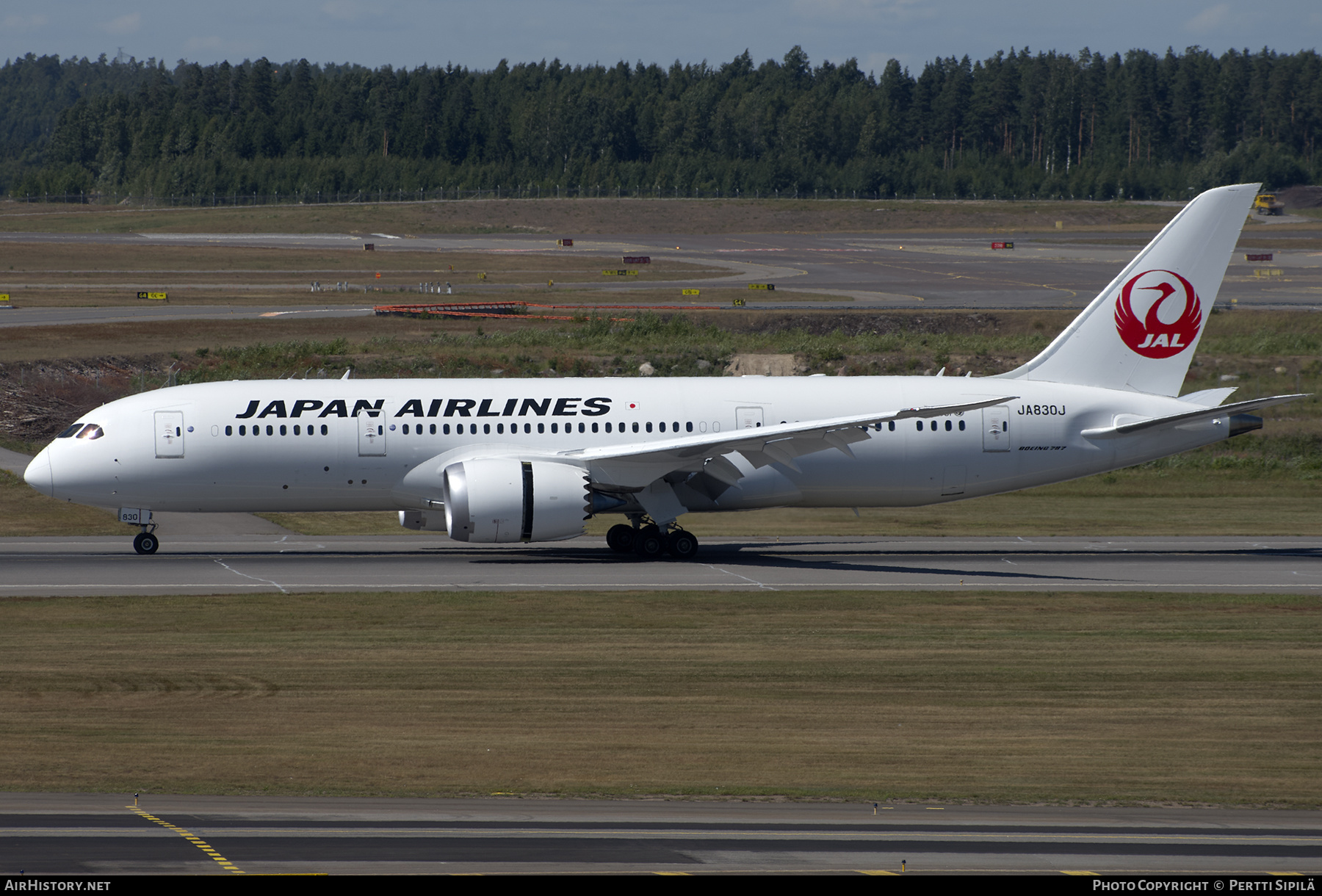 Aircraft Photo of JA830J | Boeing 787-8 Dreamliner | Japan Airlines - JAL | AirHistory.net #202986