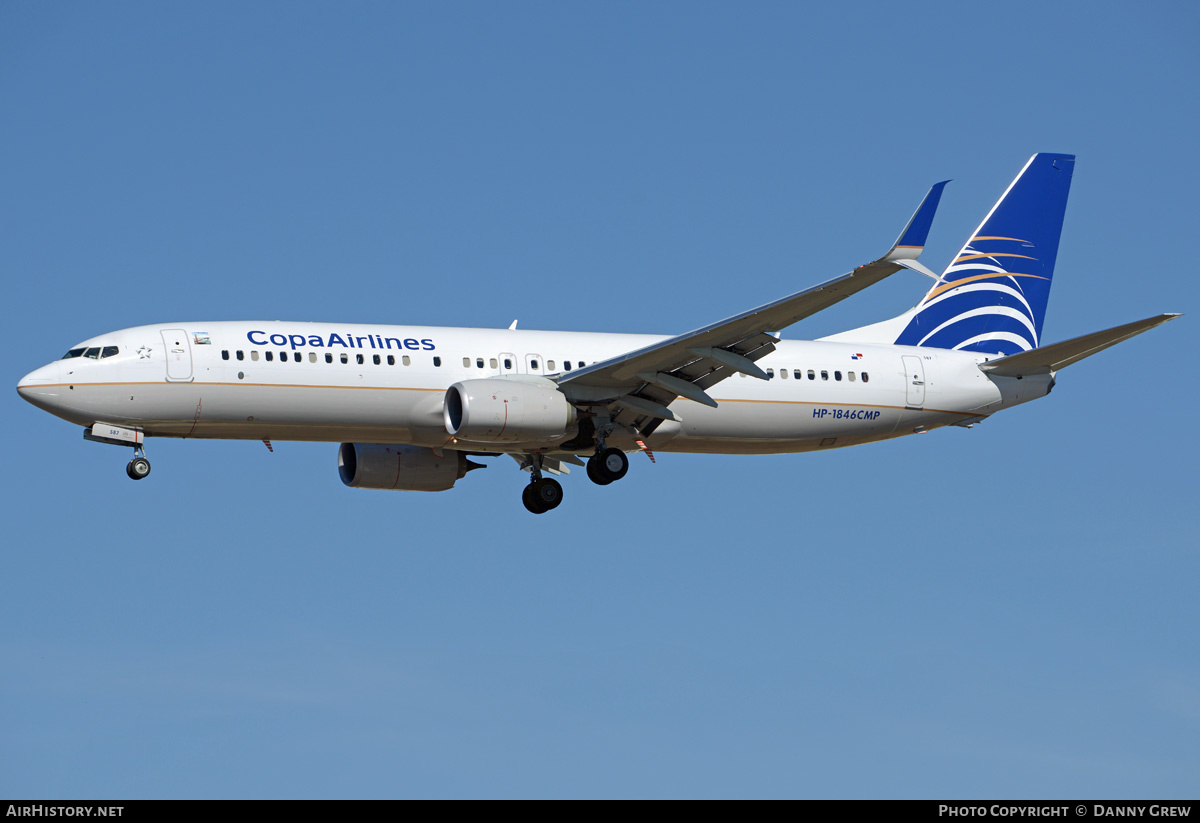 Aircraft Photo of HP-1846CMP | Boeing 737-8V3 | Copa Airlines | AirHistory.net #202989