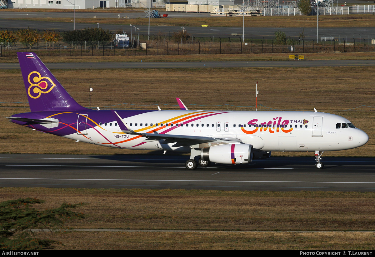 Aircraft Photo of HS-TXU | Airbus A320-232 | Thai Smile | AirHistory.net #202999