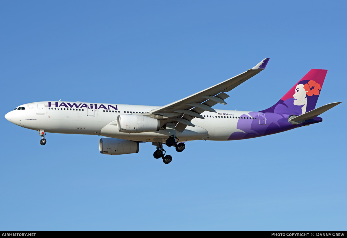 Aircraft Photo of N382HA | Airbus A330-243 | Hawaiian Airlines | AirHistory.net #203033