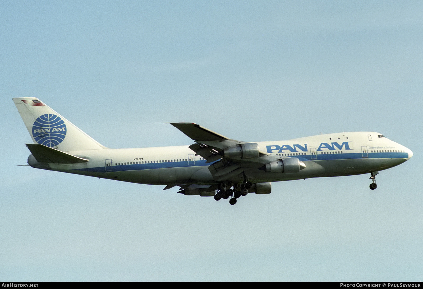 Aircraft Photo of N748PA | Boeing 747-121 | Pan American World Airways - Pan Am | AirHistory.net #203036