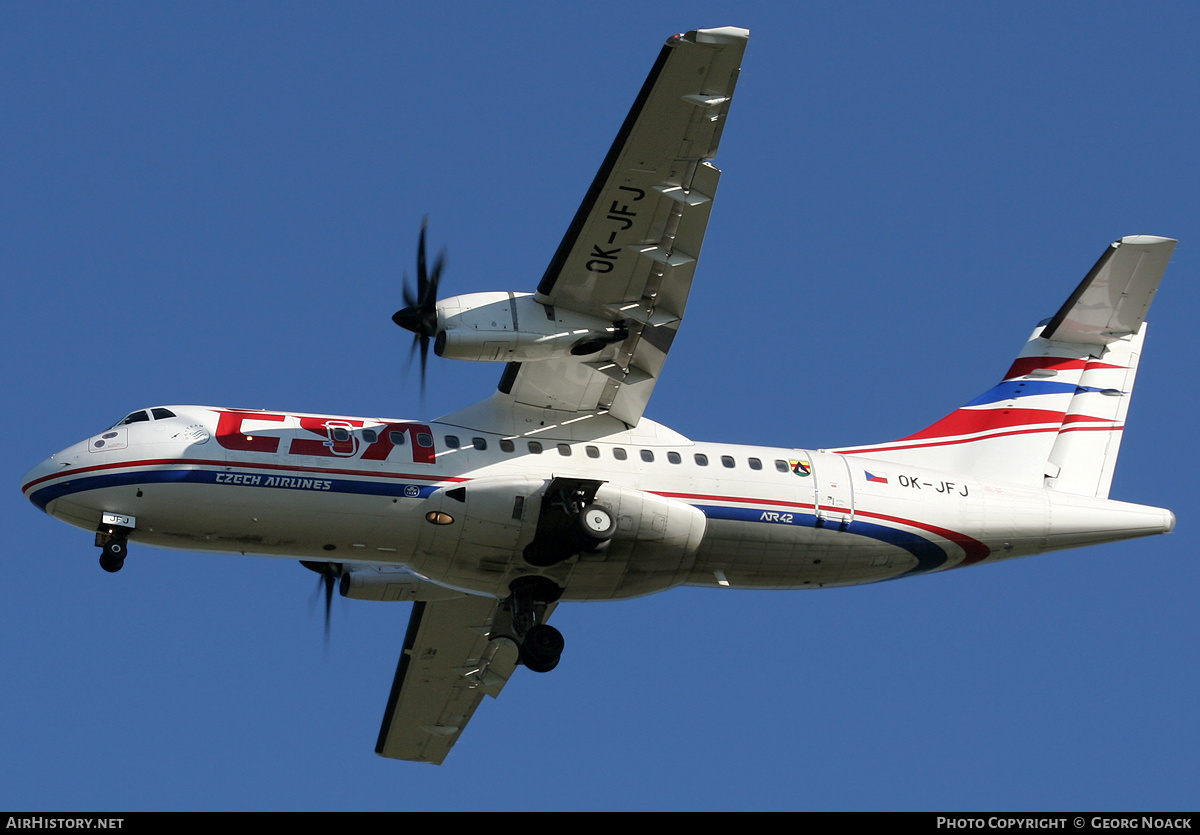 Aircraft Photo of OK-JFJ | ATR ATR-42-500 | ČSA - Czech Airlines | AirHistory.net #203042