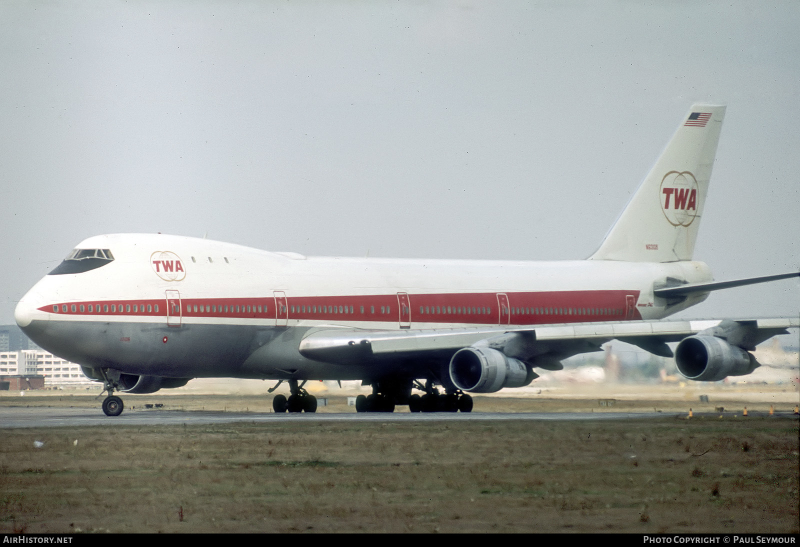 Aircraft Photo of N93106 | Boeing 747-131 | Trans World Airlines - TWA | AirHistory.net #203043