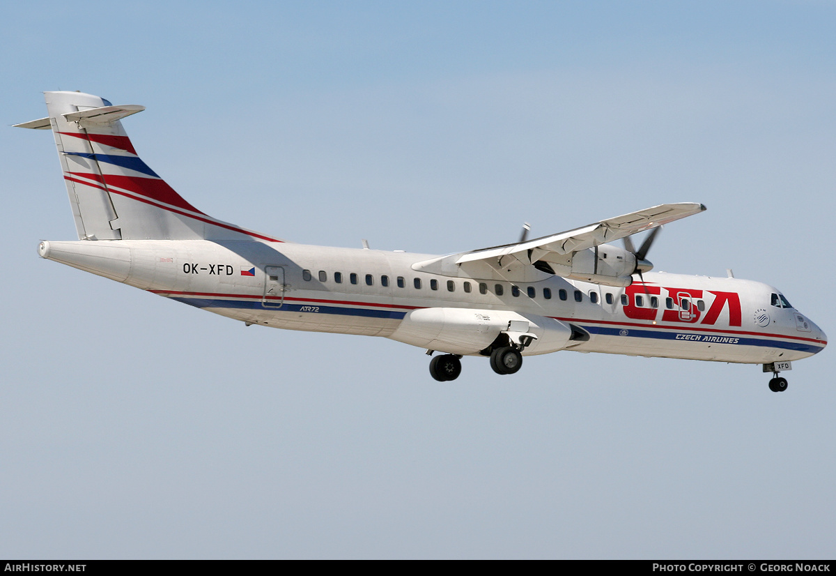 Aircraft Photo of OK-XFD | ATR ATR-72-201 | ČSA - Czech Airlines | AirHistory.net #203049