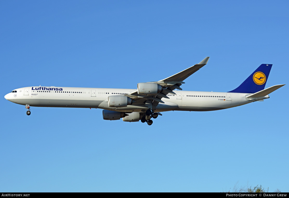 Aircraft Photo of D-AIHN | Airbus A340-642 | Lufthansa | AirHistory.net #203054