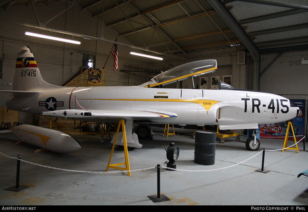 Aircraft Photo of 117415 | Canadair CT-133 Silver Star 3 | USA - Air Force | AirHistory.net #203075