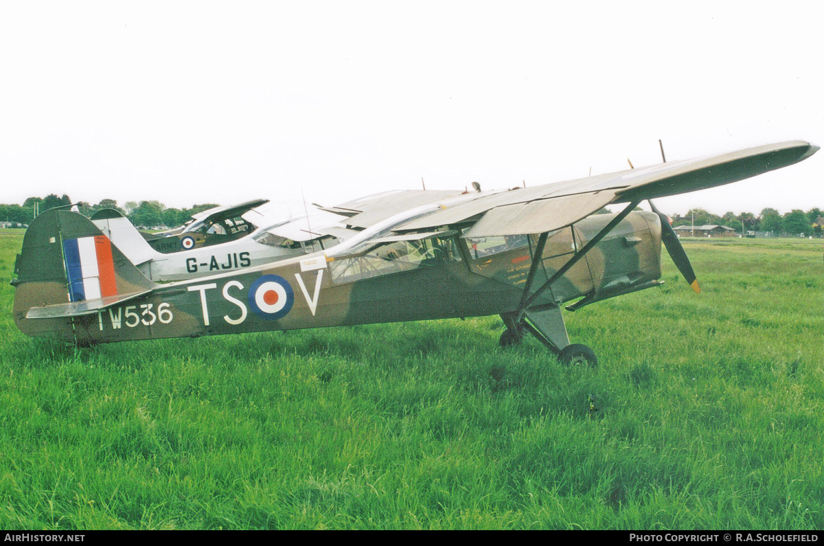 Aircraft Photo of G-BNGE / TW536 | Auster K Auster AOP6 | UK - Army | AirHistory.net #203077