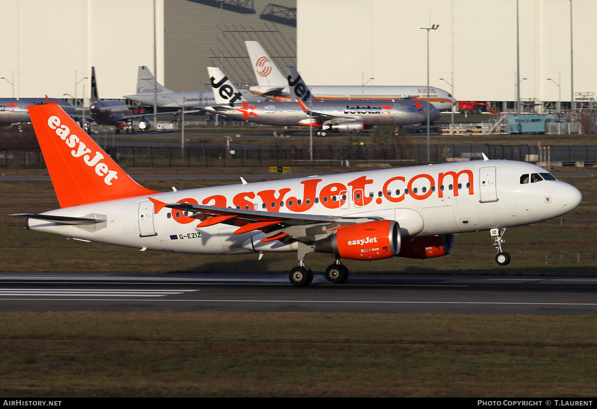 Aircraft Photo of G-EZIZ | Airbus A319-111 | EasyJet | AirHistory.net #203083
