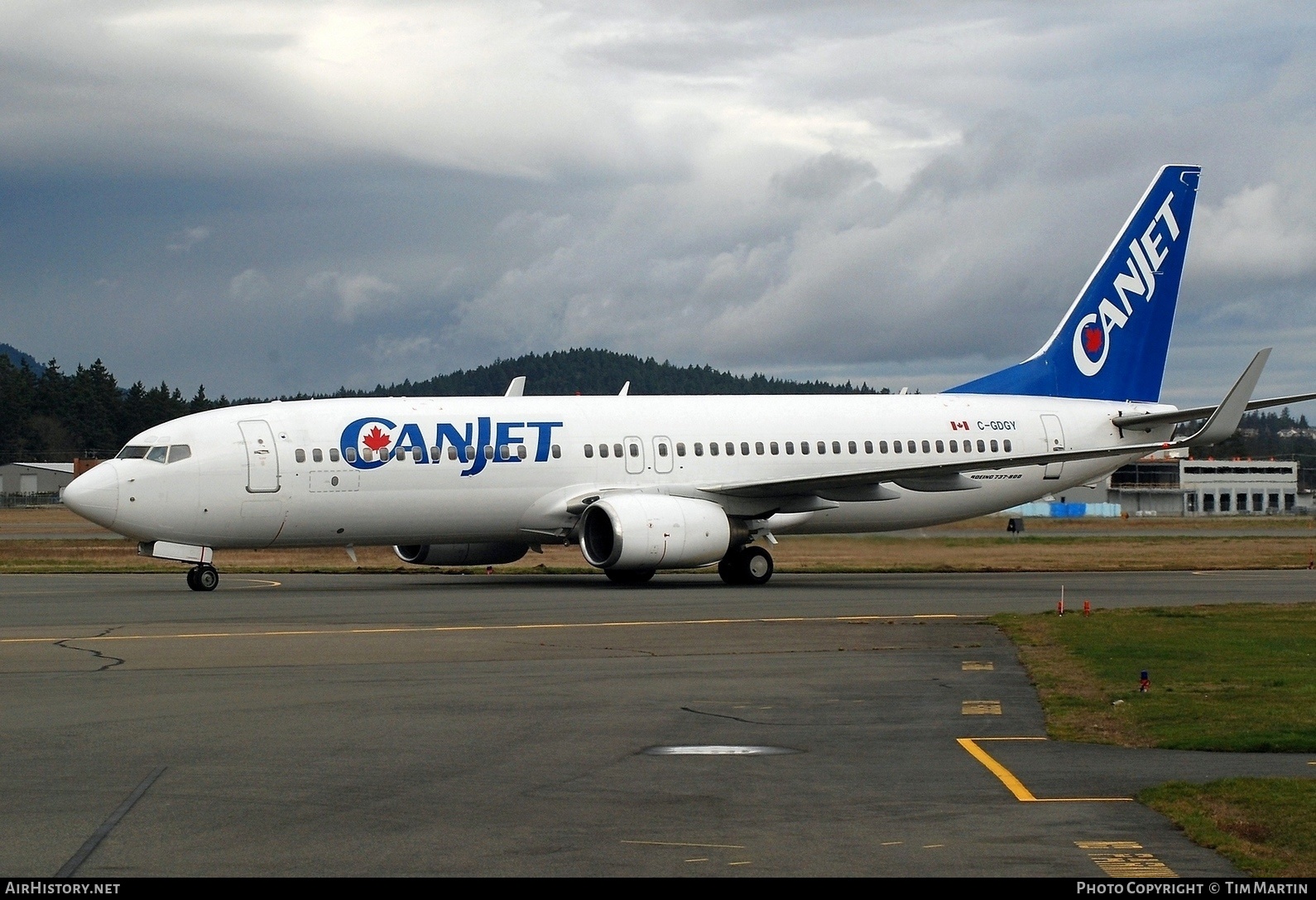 Aircraft Photo of C-GDGY | Boeing 737-8Q8 | CanJet Airlines | AirHistory.net #203091