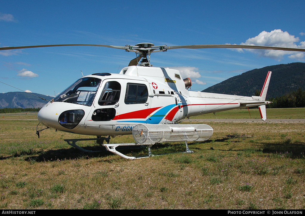 Aircraft Photo of C-GGNU | Eurocopter AS-350B-2 Ecureuil | Kokanee Helicopters | AirHistory.net #203107