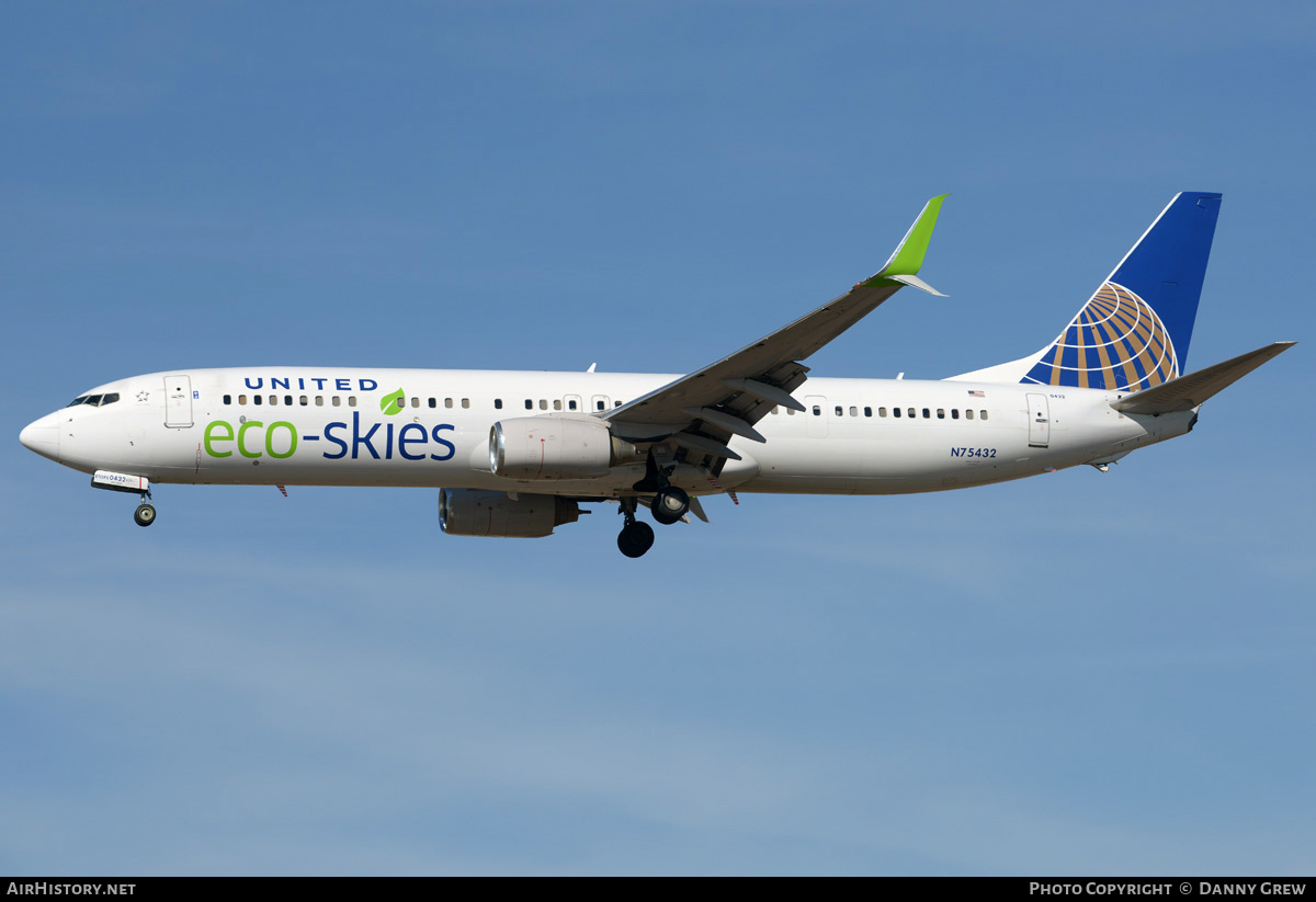 Aircraft Photo of N75432 | Boeing 737-924/ER | United Airlines | AirHistory.net #203109