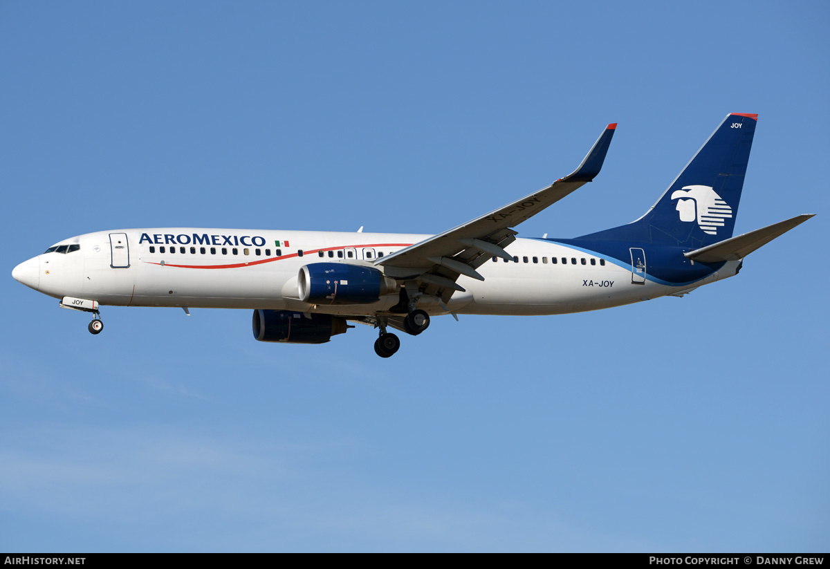 Aircraft Photo of XA-JOY | Boeing 737-852 | AeroMéxico | AirHistory.net #203114