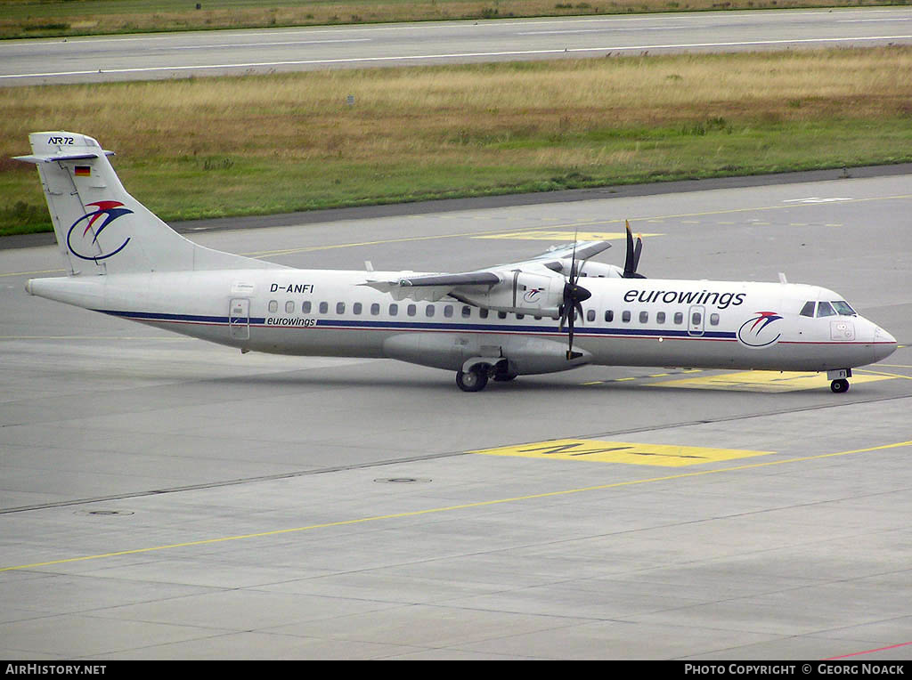Aircraft Photo of D-ANFI | ATR ATR-72-500 (ATR-72-212A) | Eurowings | AirHistory.net #203147