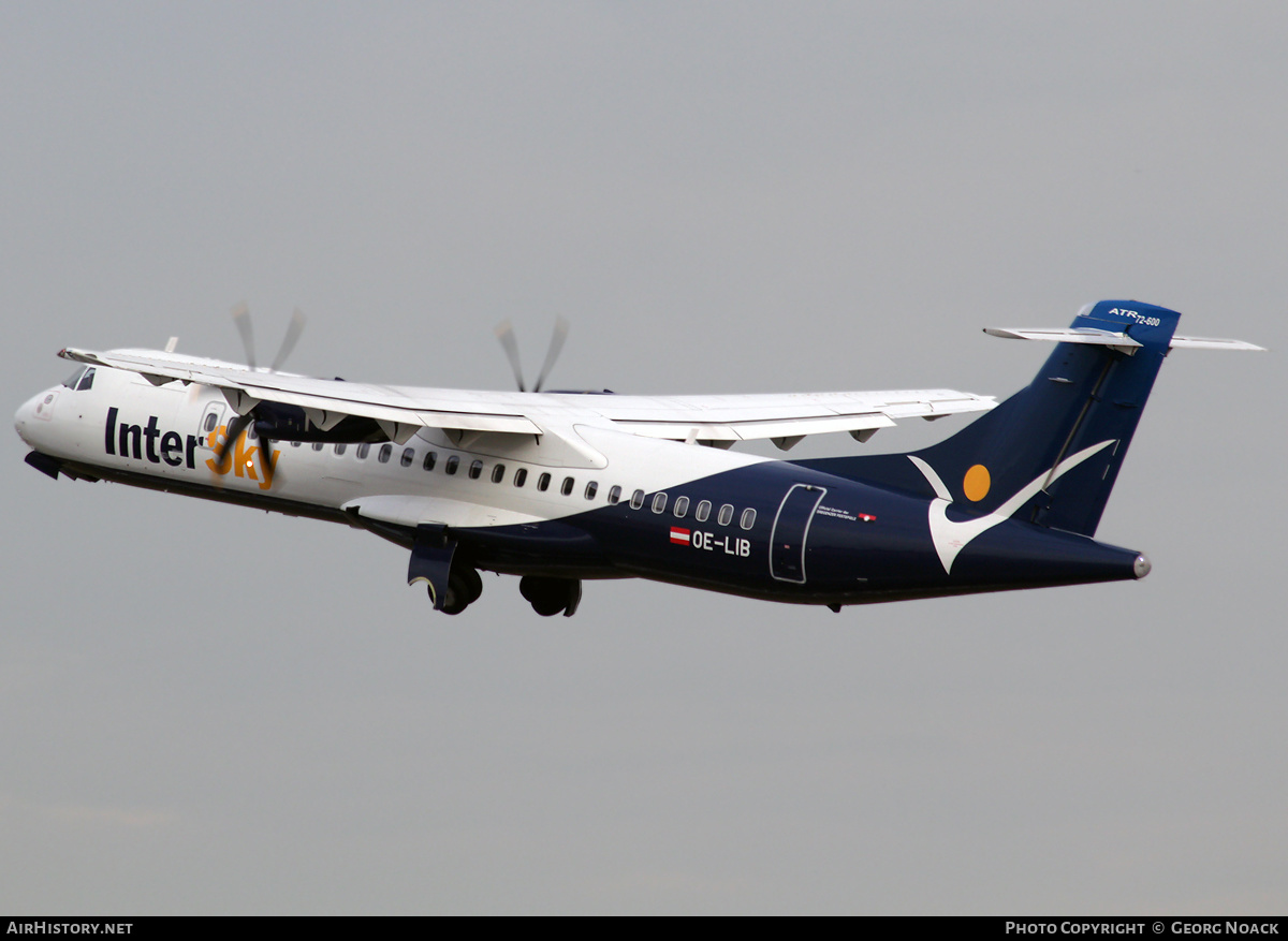 Aircraft Photo of OE-LIB | ATR ATR-72-600 (ATR-72-212A) | InterSky | AirHistory.net #203150
