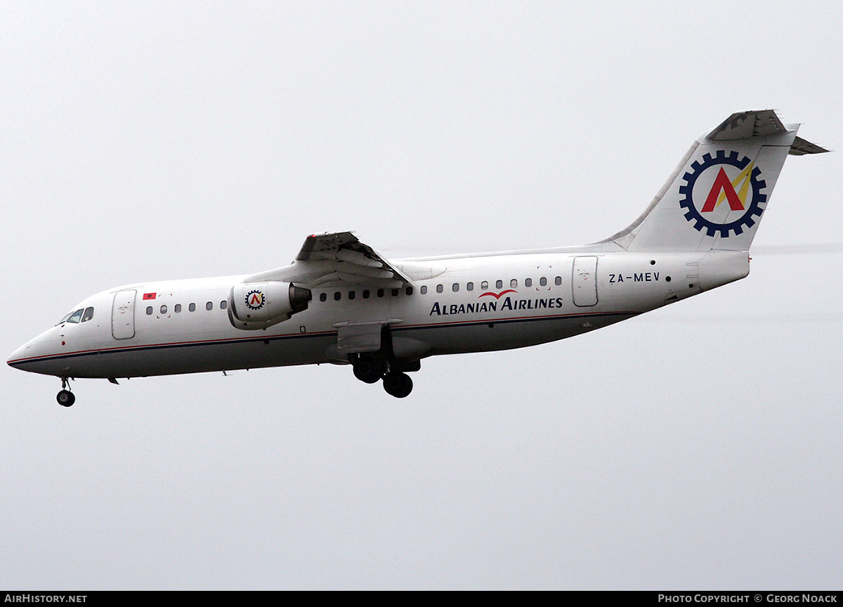 Aircraft Photo of ZA-MEV | British Aerospace BAe-146-300 | Albanian Airlines | AirHistory.net #203154
