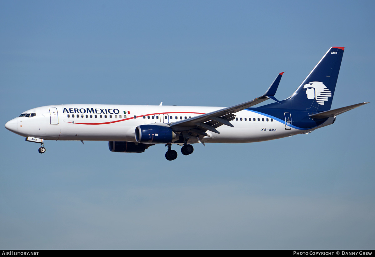 Aircraft Photo of XA-AMK | Boeing 737-852 | AeroMéxico | AirHistory.net #203158